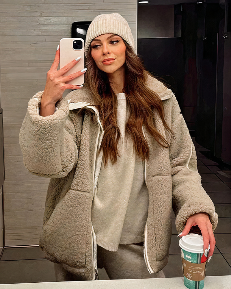 Damen gemütliche Winterjacke | Warme