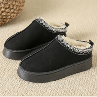 Reina | Damen Moderne Hausschuhe | Bequem in Schwarz