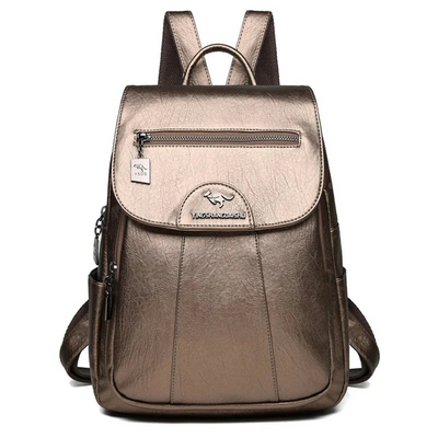 Damen geräumiger Rucksack | reißverschluss