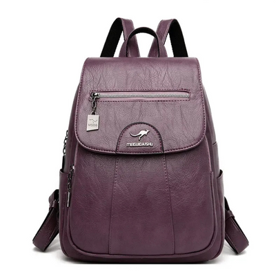 Damen geräumiger Rucksack | reißverschluss