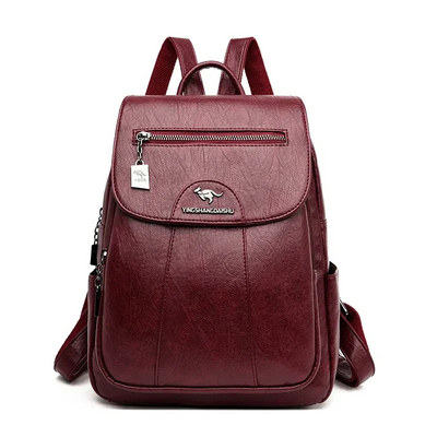 Damen geräumiger Rucksack | reißverschluss