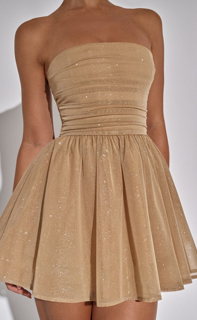 Kirsa | Damen Glitzer Cocktailkleid | Mini