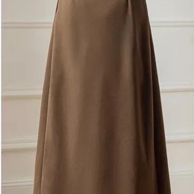 Dora | Damen Lange Faltenrock | Elegant