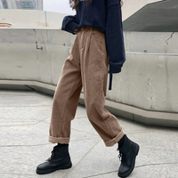 Sigrid | Damen Weite Hosen | Stoffhose in Braun