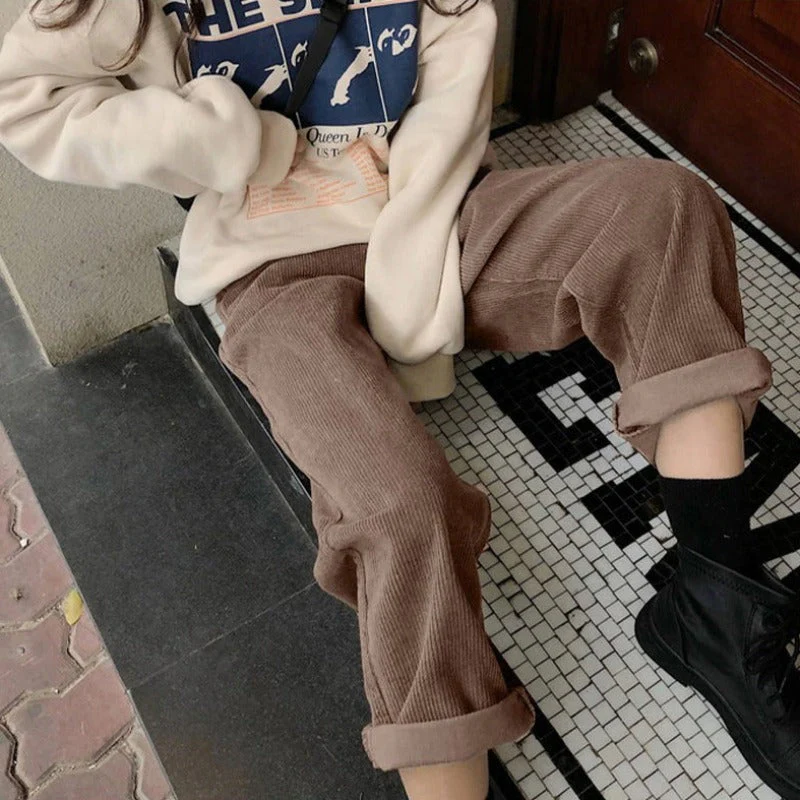 Sigrid | Damen Weite Hosen | Stoffhose