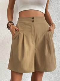 Liesl | Damen Sommer Shorts | Kurze Hose in Khaki