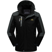 Trish | Damen Outdoor Windbreaker | Schwarz in Schwarz