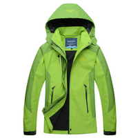 Trish | Damen Outdoor Windbreaker | Schwarz in Grün
