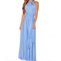 Eleanor | Damen Hochzeitsgast Kleid | Maxi in Hellblau