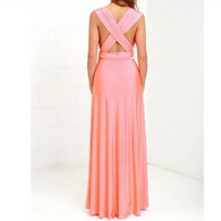 Eleanor | Damen Hochzeitsgast Kleid | Maxi in Rosa