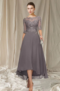 Carlene | Damen Hochzeitsgast Kleid | Midi in Braun