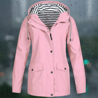 Omaira | Damen Leichte Regenjacke | Wasserdichte in Rosa