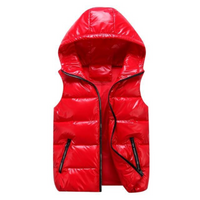 Tamara | Damen Kapuzen-Bodywarmer | Outdoor in Rot