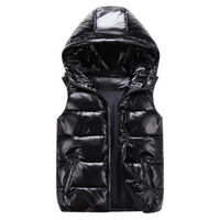 Tamara | Damen Kapuzen-Bodywarmer | Outdoor in Schwarz