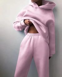 Jenell | Damen Jogginganzug | Zweiteiler Set in Rosa