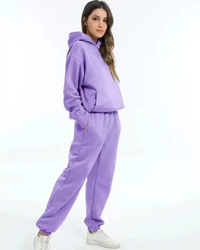 Jenell | Damen Jogginganzug | Zweiteiler Set in Lila