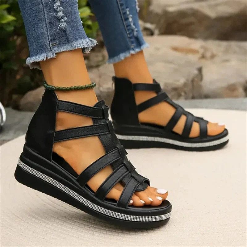 Damen Keil-Sommersandalen | Bequeme