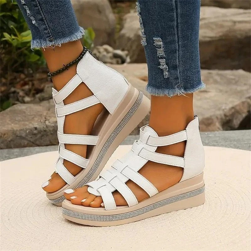 Damen Keil-Sommersandalen | Bequeme