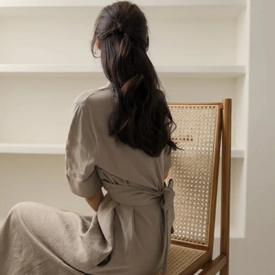 Aliza | Lange Wickelkleid | Midi