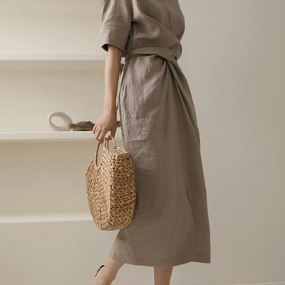 Aliza | Lange Wickelkleid | Midi