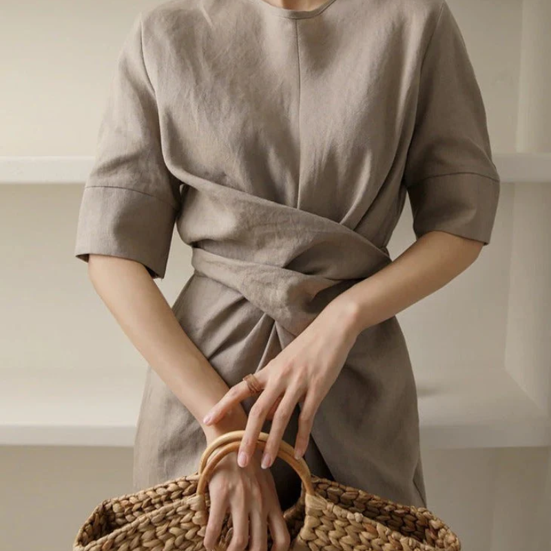 Aliza | Lange Wickelkleid | Midi