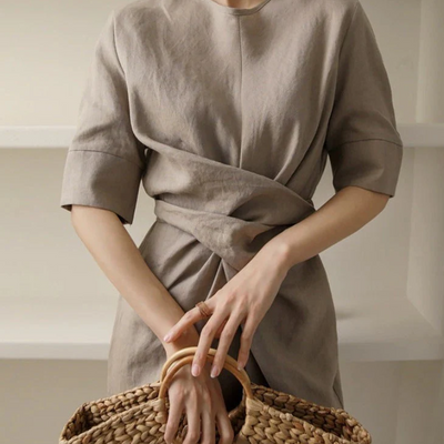 Aliza | Lange Wickelkleid | Midi