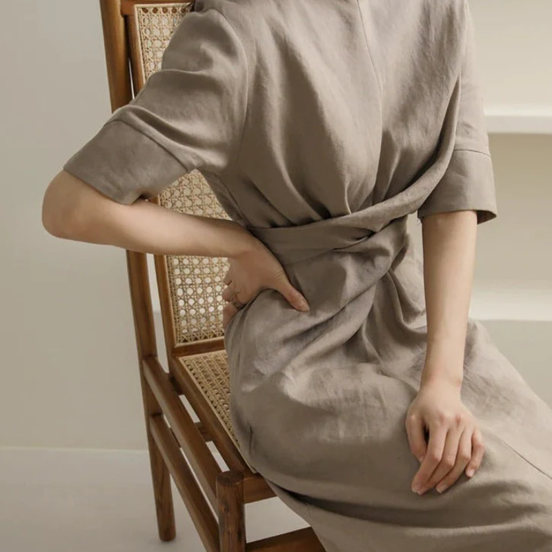 Aliza | Lange Wickelkleid | Midi