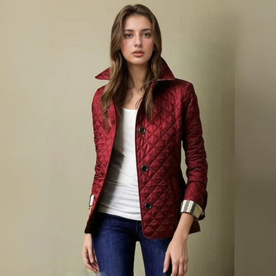 Damen klassische gesteppte Jacke | Leicht