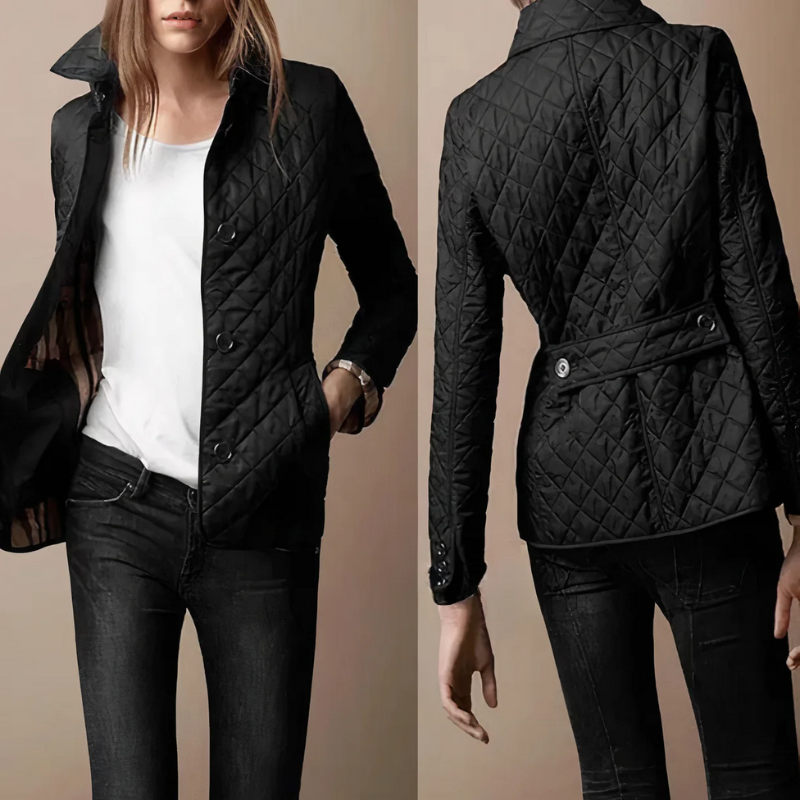 Damen klassische gesteppte Jacke | Leicht