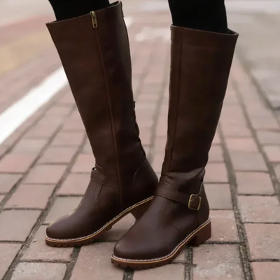 Damen klassische hohe Stiefel | Cowboy