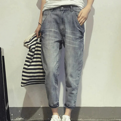 Damen klassische Jeanshose | Leichte