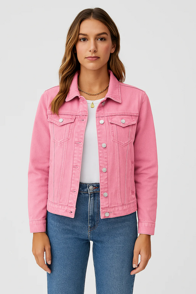 Damen klassische Jeansjacke | Leichte