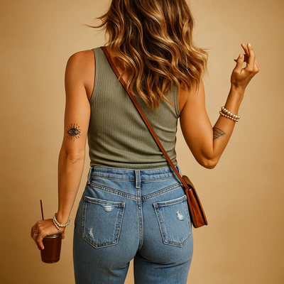 Damen klassisches Sommer-Top | Elegante