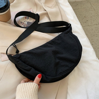 Nicholette | Damen Kleine Bauchtasche | Moderne in Schwarz