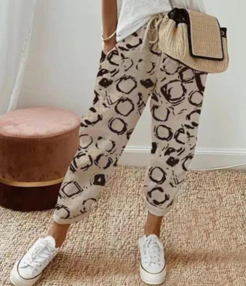 Mia | Damen Bequeme Weite Hosen | Lockere