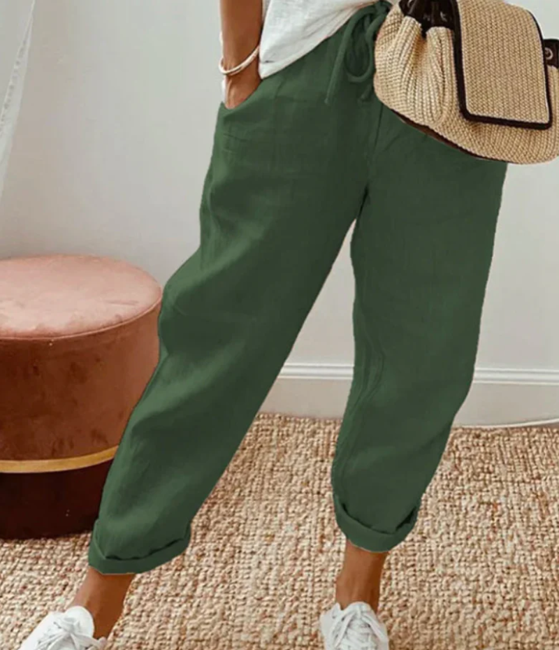 Mia | Damen Bequeme Weite Hosen | Lockere