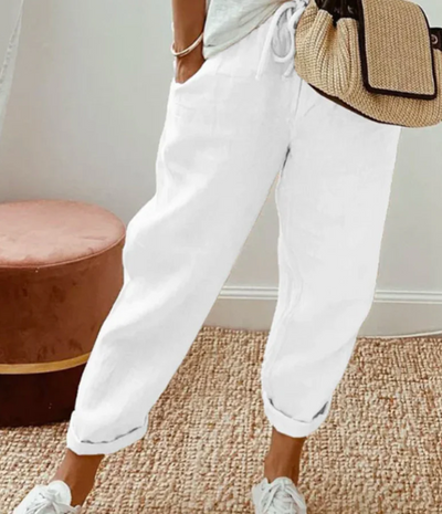 Mia | Damen Bequeme Weite Hosen | Lockere