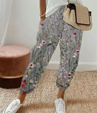 Mia | Damen Bequeme Weite Hosen | Lockere