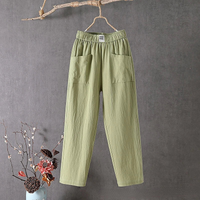 Mila | Damen Weite Hosen | Bequem in Grün