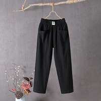 Mila | Damen Weite Hosen | Bequem in Schwarz