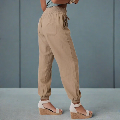 Emma | Damen Bequeme Weite Hosen | Elegant