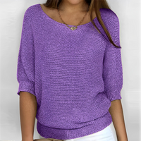 Mildred | Pullover Damen | Schwarzer in Lila