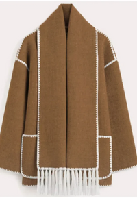 Hedi | Damen Schwarze Übergangsjacke | Wintermantel in Koffie