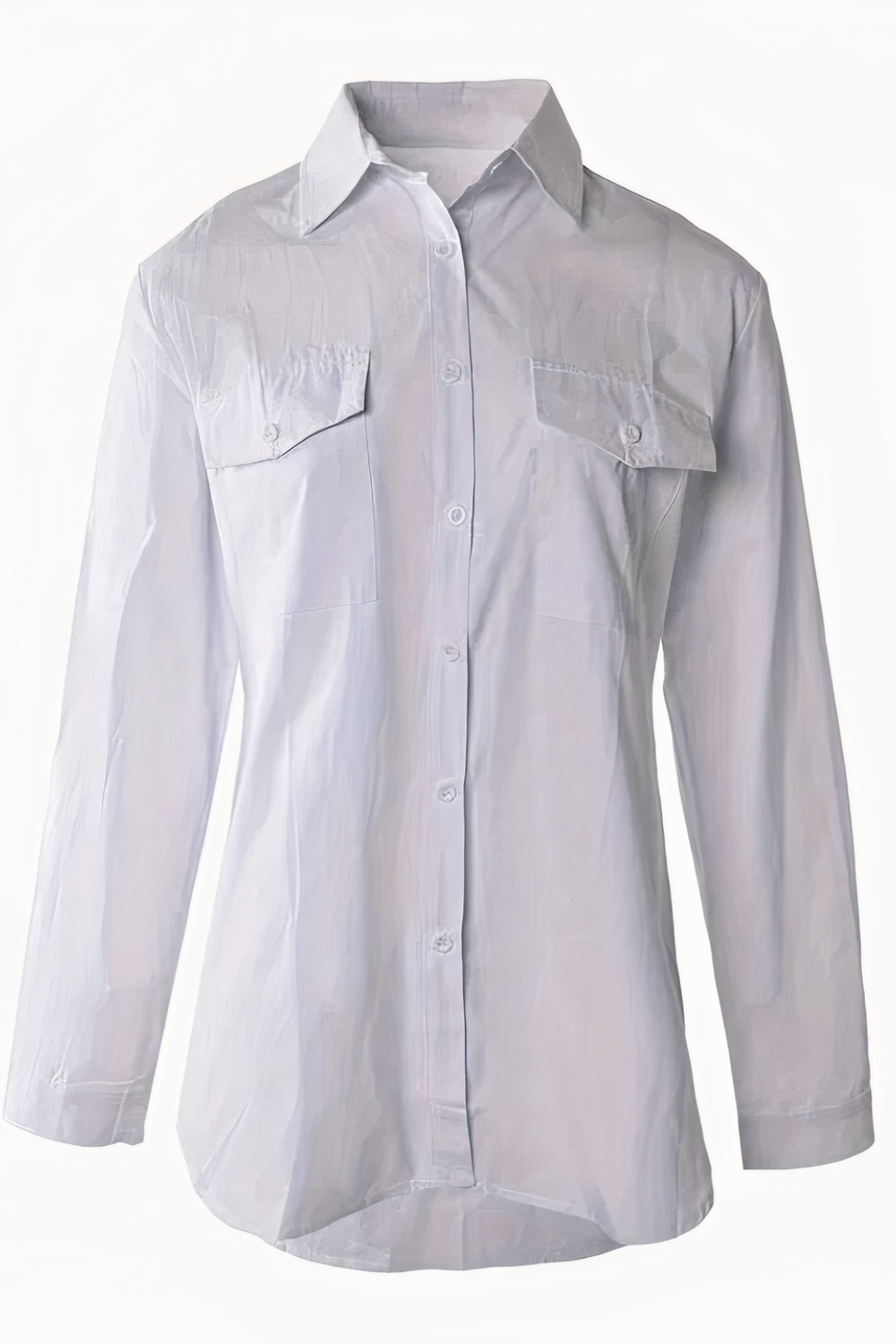 Damen lässige luftige Bluse | Langarm