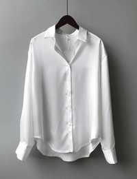 Elise | Damen Langarm Bluse | Elegant in Weiß