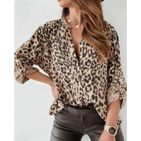 Eunice | Damen Bluse Elegant | Langarm in Beige