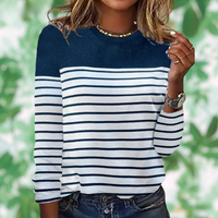 Jolyn | Damen Langarm Hemd | Schwarz in Blau