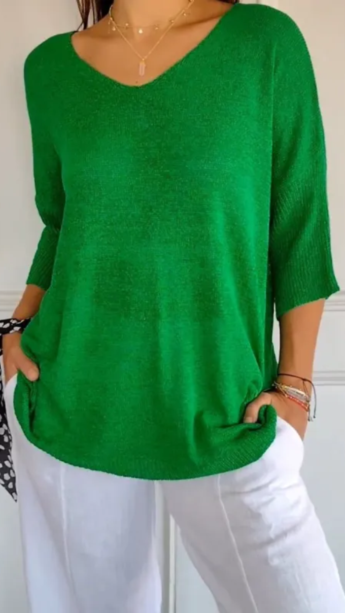 Ronja | Damen Langarm Shirt | Stricktop