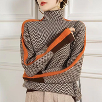 Ada | Damen Rollkragenpullover | Ausgefallene in Orange