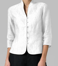 Helena | Damen Langarm Shirt | Elegant in Dunkel Blau